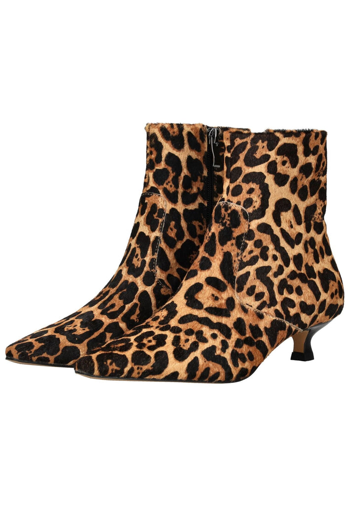 Inuovo Stiefelette Leder/Textil Leopard
