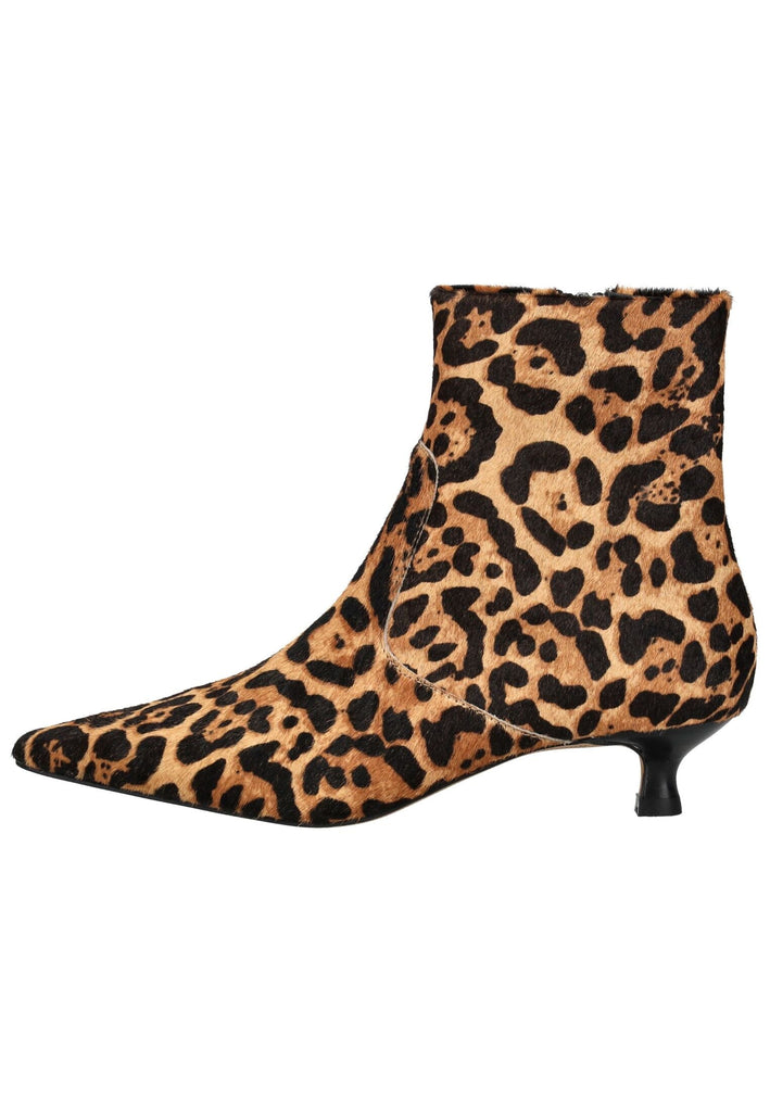 Inuovo Stiefelette Leder/Textil Leopard