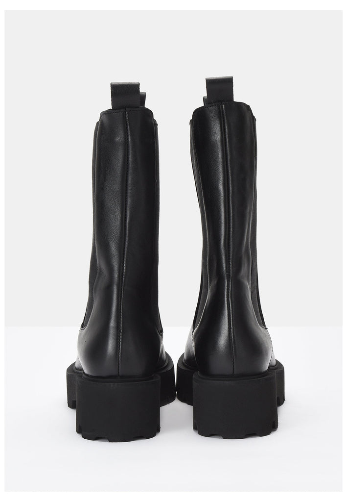 Inuovo Stiefelette Leder/Textil Schwarz