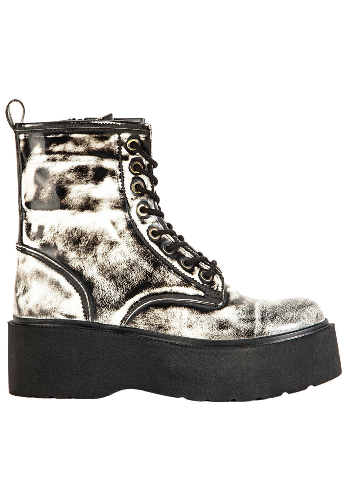 Inuovo Stiefelette Leder Weiß