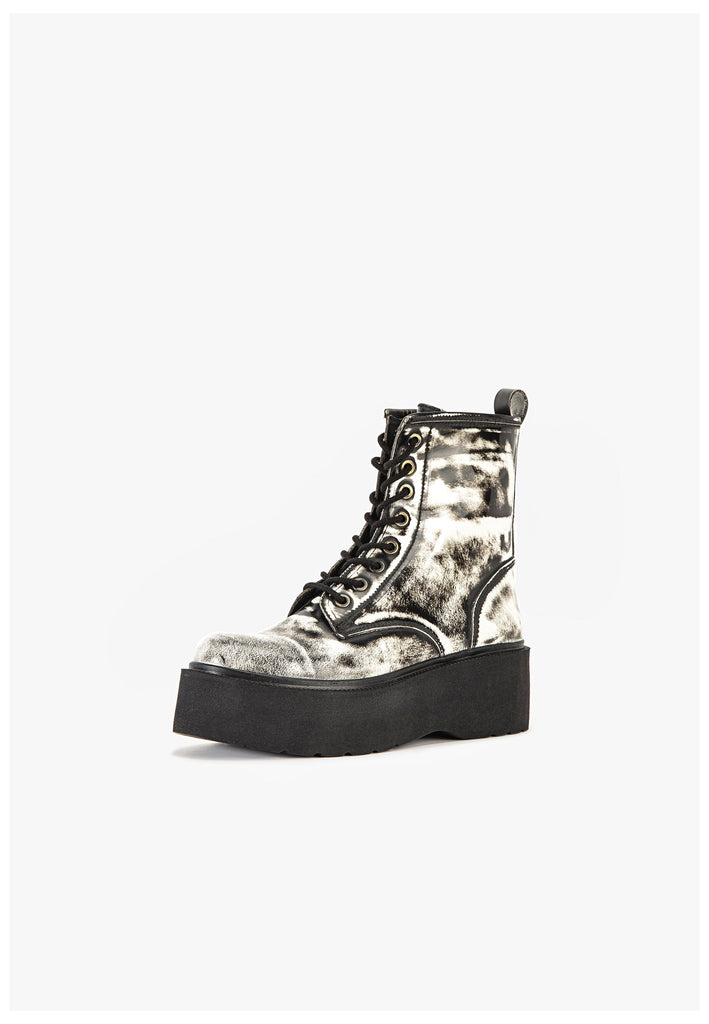 Inuovo Stiefelette Leder Weiß