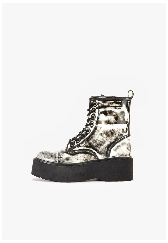 Inuovo Stiefelette Leder Weiß