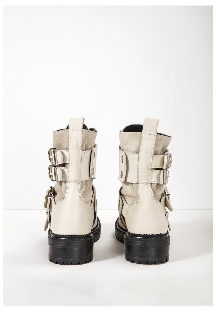 Inuovo Stiefelette Leder Weiß