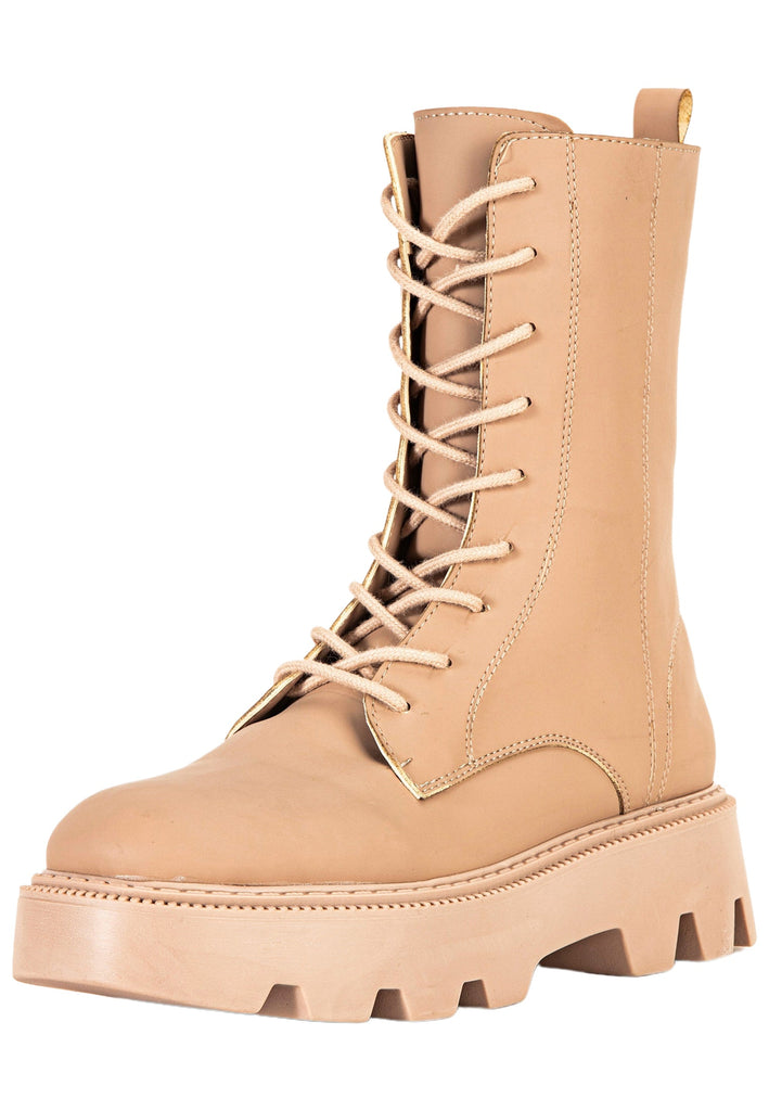 Inuovo Stiefelette Lederimitat Nude