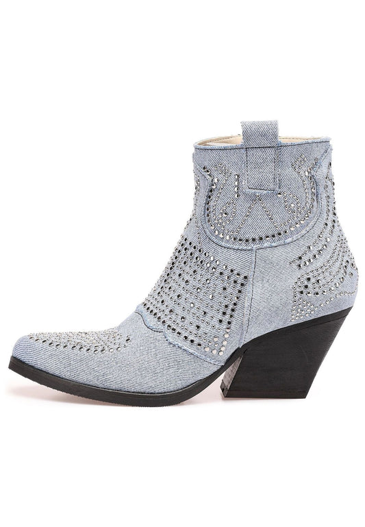 Inuovo Stiefelette Textil Jeans