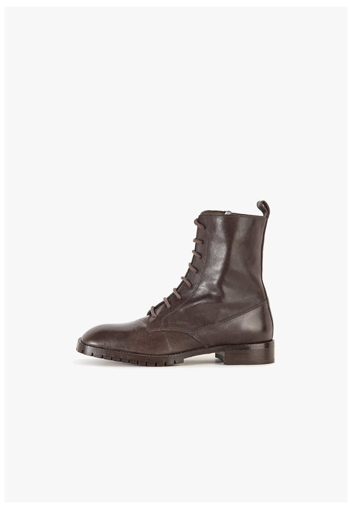 Stiefeletten Inuovo Stiefelette Glattleder Kaffee