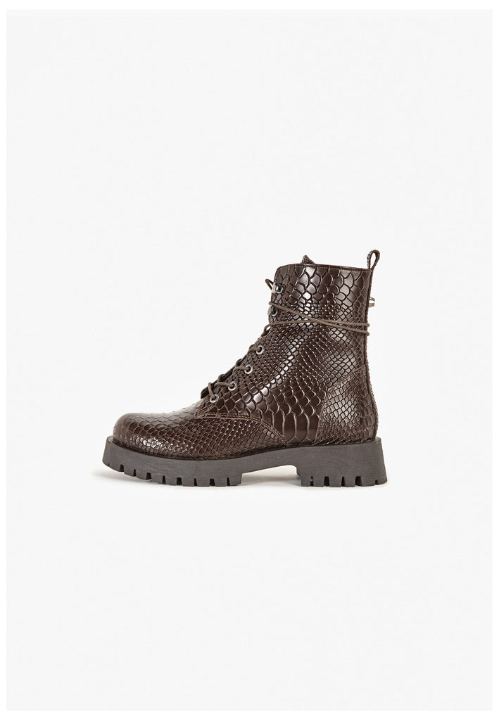 Stiefeletten Inuovo Stiefelette Leder Braun