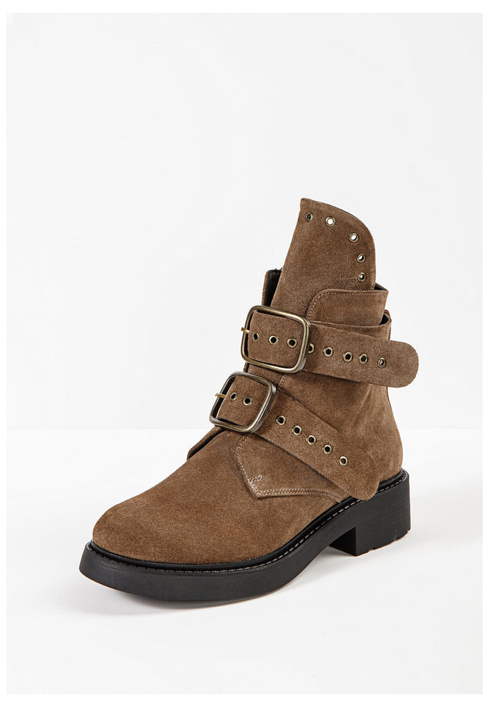 Stiefeletten Inuovo Stiefelette Leder Braun