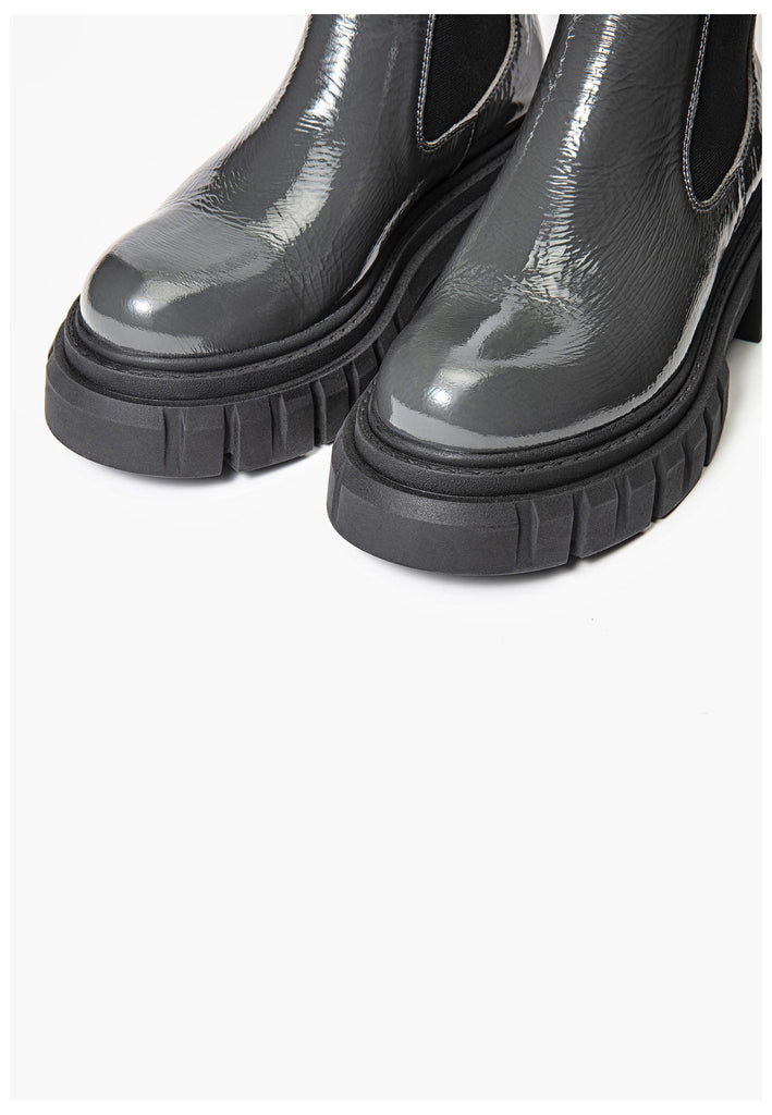 Stiefeletten Inuovo Stiefelette Leder Dunkelgrau