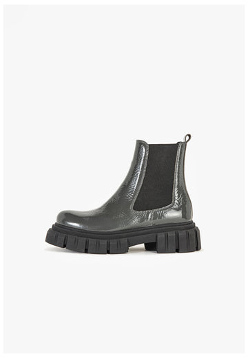 Stiefeletten Inuovo Stiefelette Leder Dunkelgrau