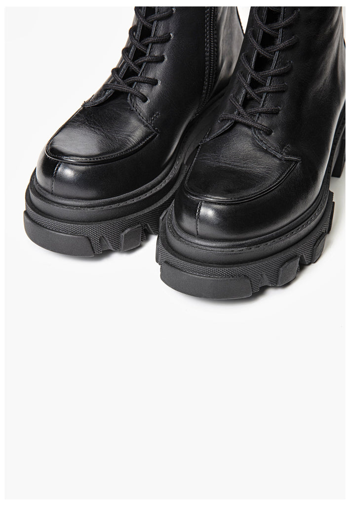 Stiefeletten Inuovo Stiefelette Leder Schwarz