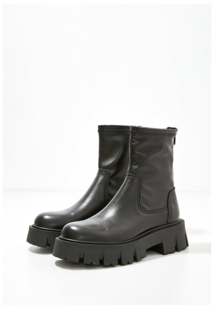 Stiefeletten Inuovo Stiefelette Leder Schwarz