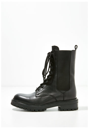 Stiefeletten Inuovo Stiefelette Leder Schwarz