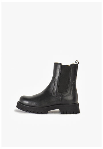 Stiefeletten Inuovo Stiefelette Leder Schwarz