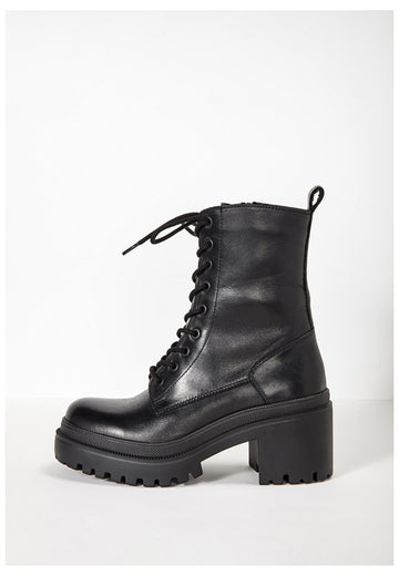 Stiefeletten Inuovo Stiefelette Leder Schwarz