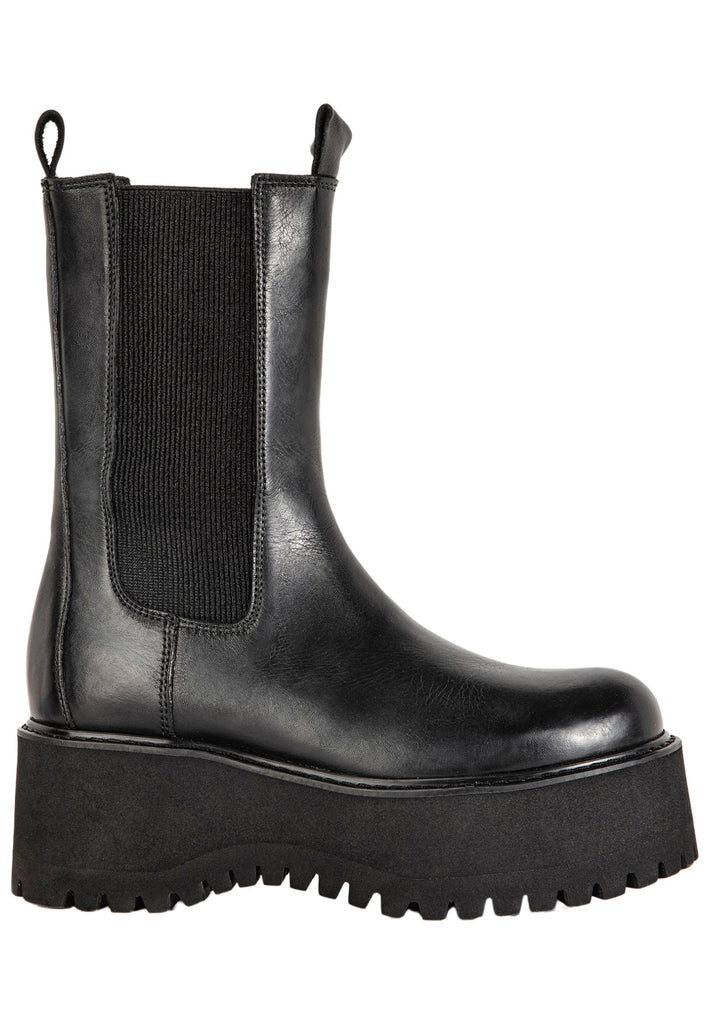 Stiefeletten Inuovo Stiefelette Leder Schwarz