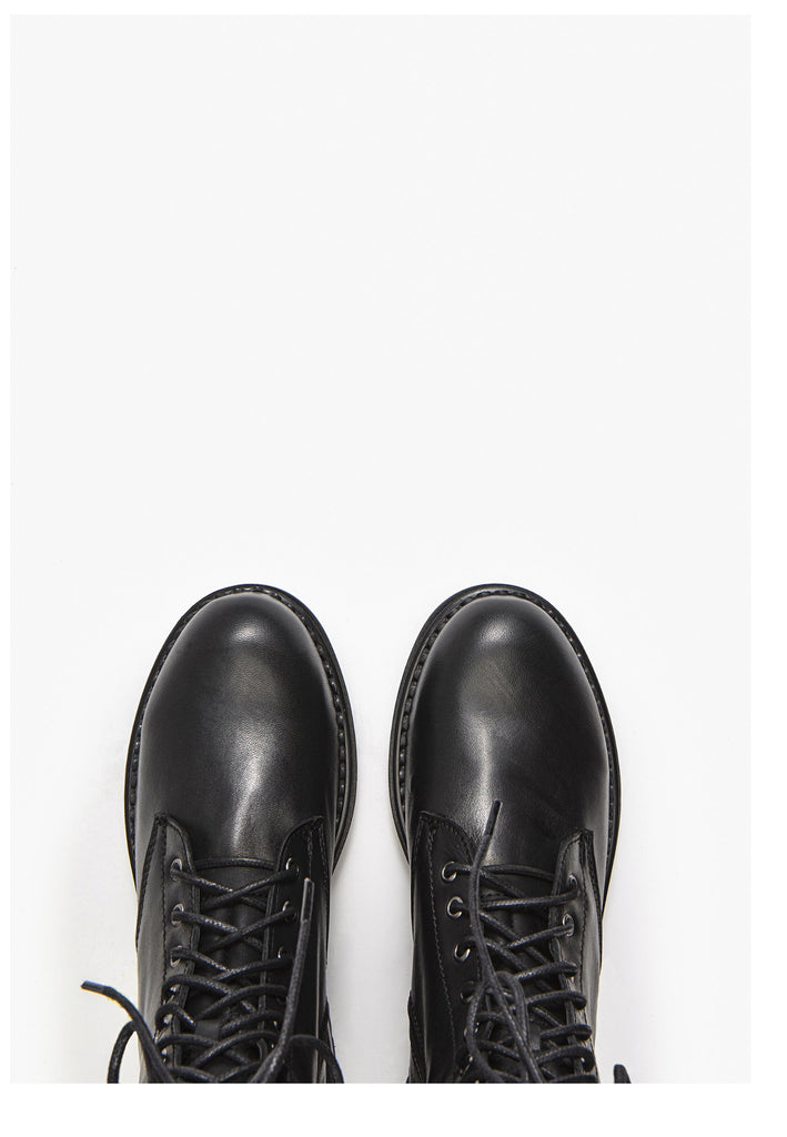 Stiefeletten Inuovo Stiefelette Leder Schwarz