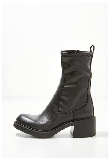 Stiefeletten Inuovo Stiefelette Leder Schwarz