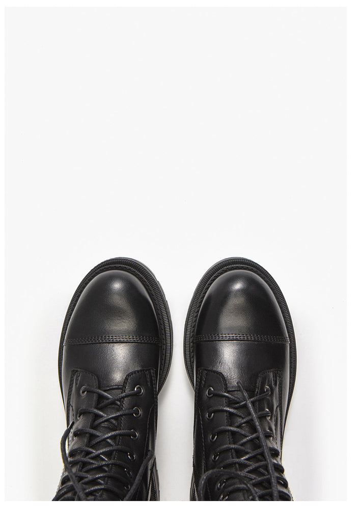 Stiefeletten Inuovo Stiefelette Leder Schwarz