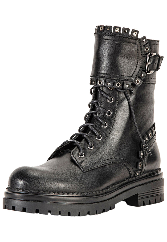 Stiefeletten Inuovo Stiefelette Leder Schwarz