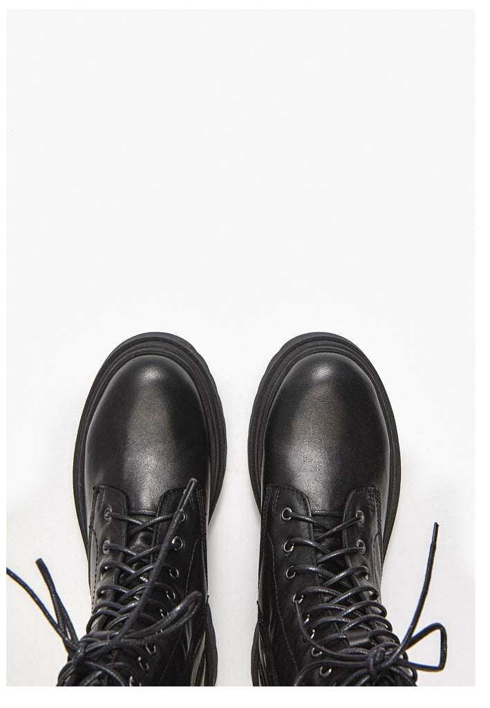 Stiefeletten Inuovo Stiefelette Leder Schwarz