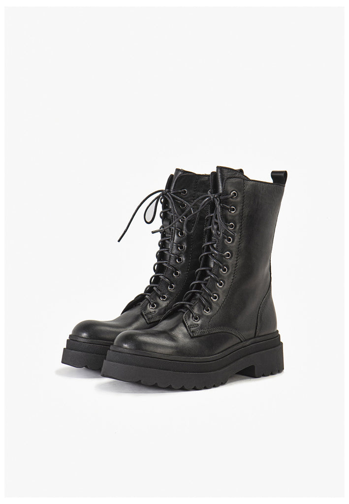 Stiefeletten Inuovo Stiefelette Leder Schwarz