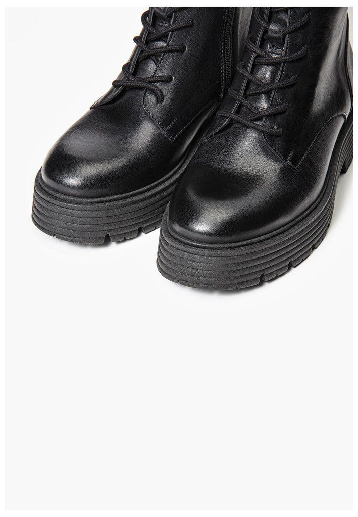 Stiefeletten Inuovo Stiefelette Leder Schwarz