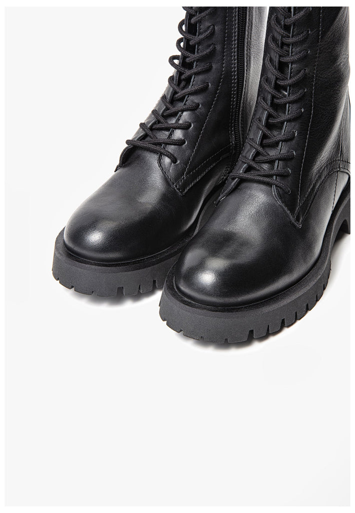 Stiefeletten Inuovo Stiefelette Leder Schwarz