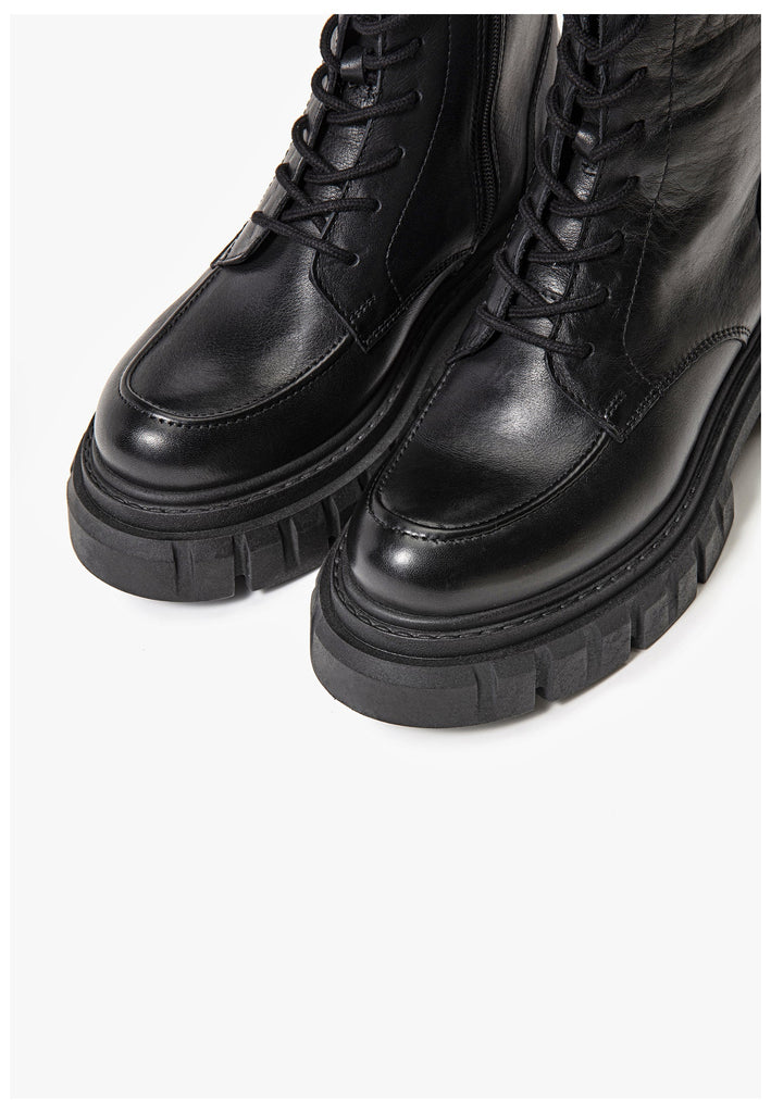 Stiefeletten Inuovo Stiefelette Leder Schwarz