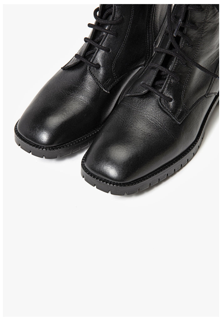 Stiefeletten Inuovo Stiefelette Leder Schwarz