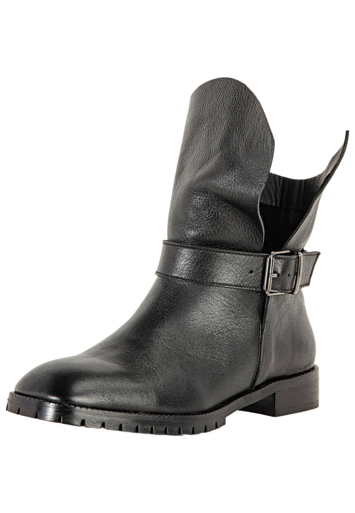 Stiefeletten Inuovo Stiefelette Leder Schwarz