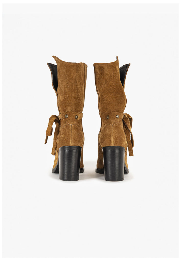 Stiefeletten Inuovo Stiefelette Leder Senf