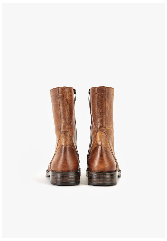 Stiefeletten Inuovo Stiefelette Leder Tan