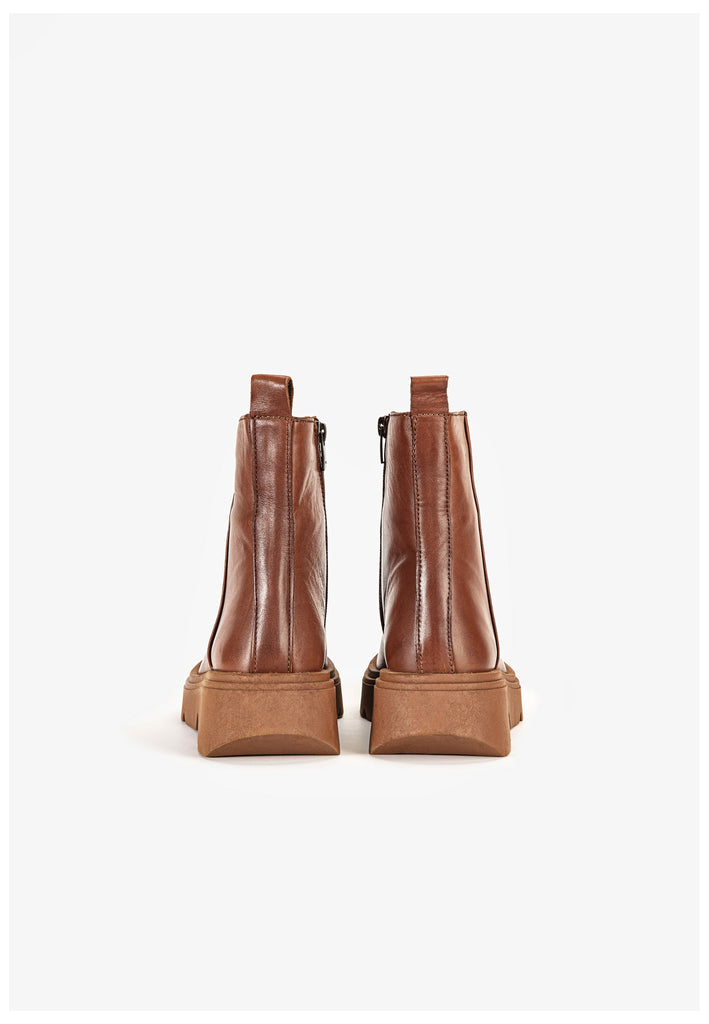 Stiefeletten Inuovo Stiefelette Leder Tan