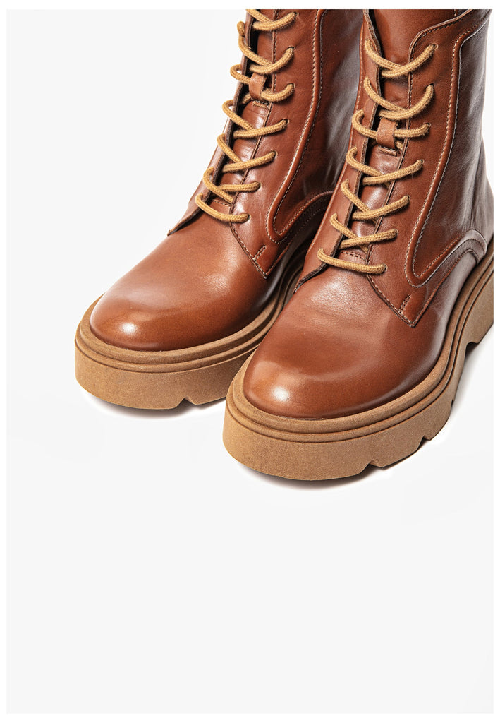 Stiefeletten Inuovo Stiefelette Leder Tan