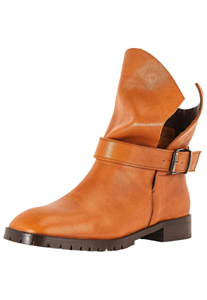 Stiefeletten Inuovo Stiefelette Leder Tan