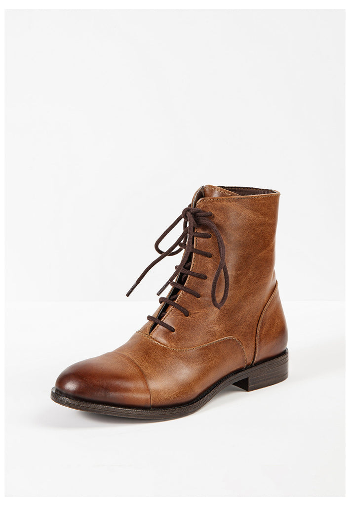 Stiefeletten Inuovo Stiefelette Leder Weiß