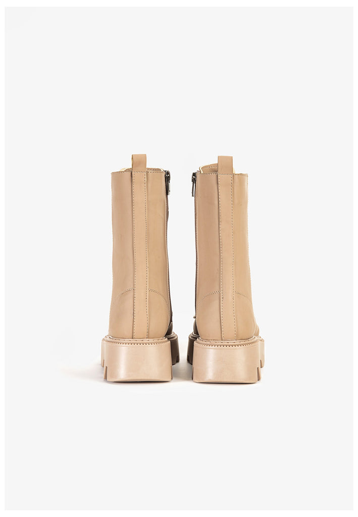 Stiefeletten Inuovo Stiefelette Lederimitat Nude