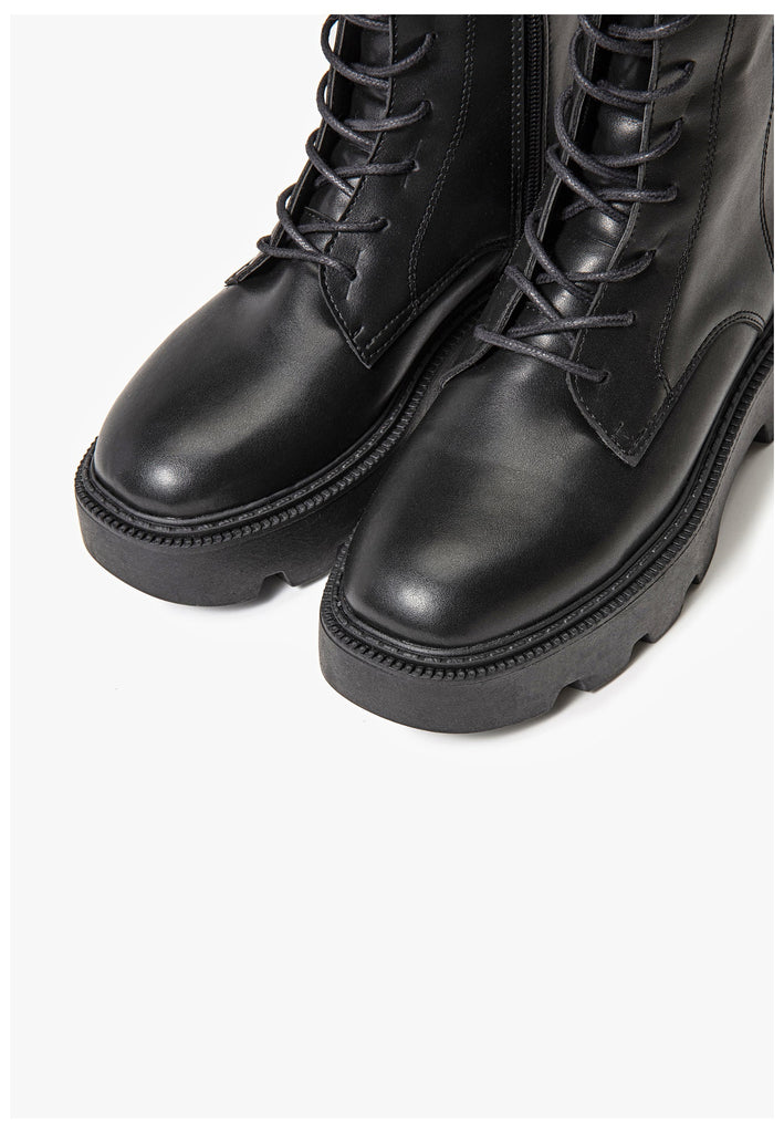 Stiefeletten Inuovo Stiefelette Lederimitat Schwarz