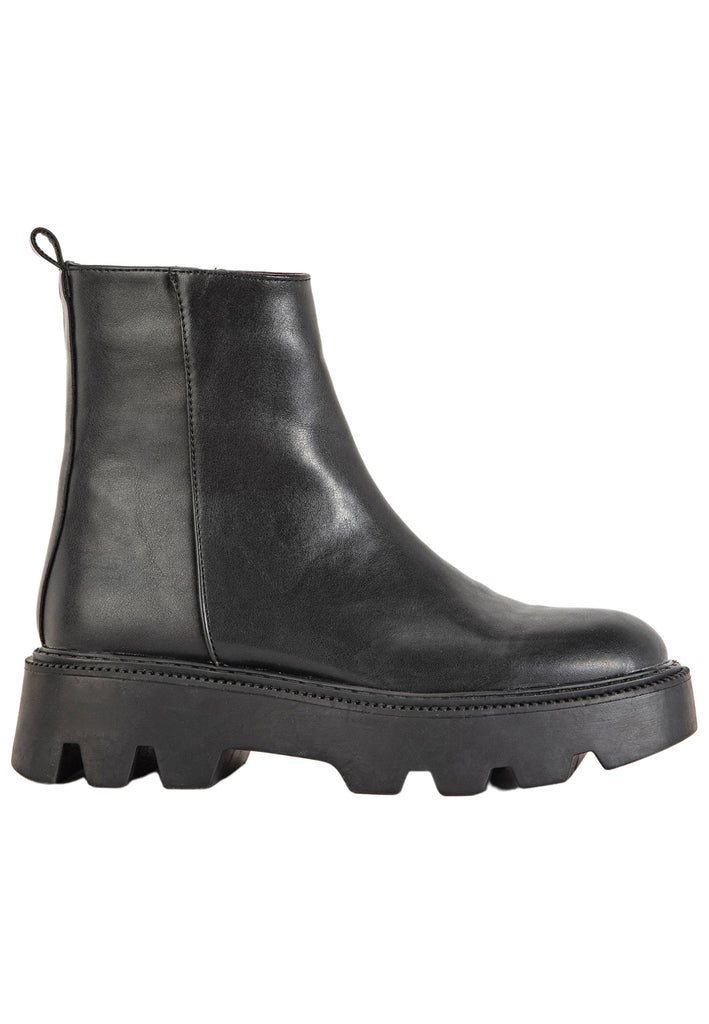 Stiefeletten Inuovo Stiefelette Lederimitat Schwarz