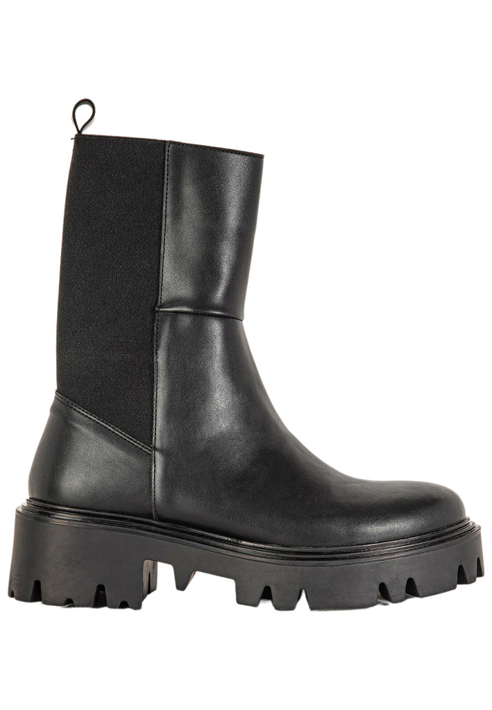 Stiefeletten Inuovo Stiefelette Lederimitat Schwarz