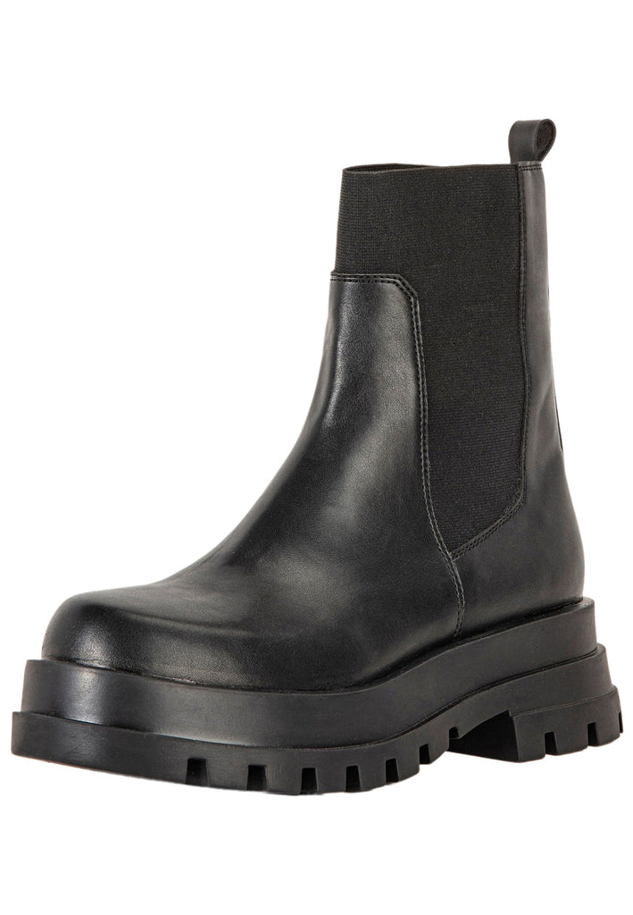 Stiefeletten Inuovo Stiefelette Lederimitat Schwarz