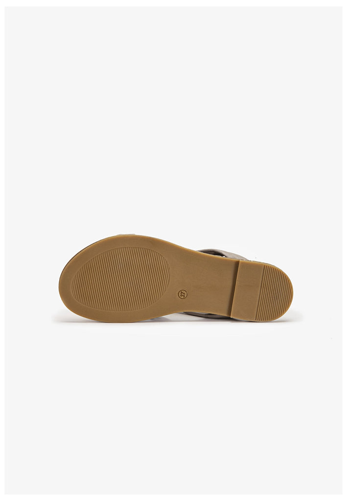 Inuovo Zehensteg Leder Grau