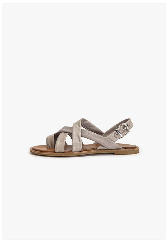 Inuovo Zehensteg Leder Grau