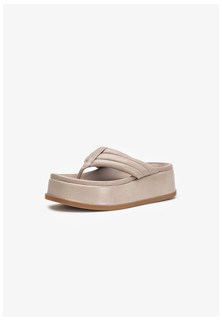 Inuovo Zehensteg Leder Grau