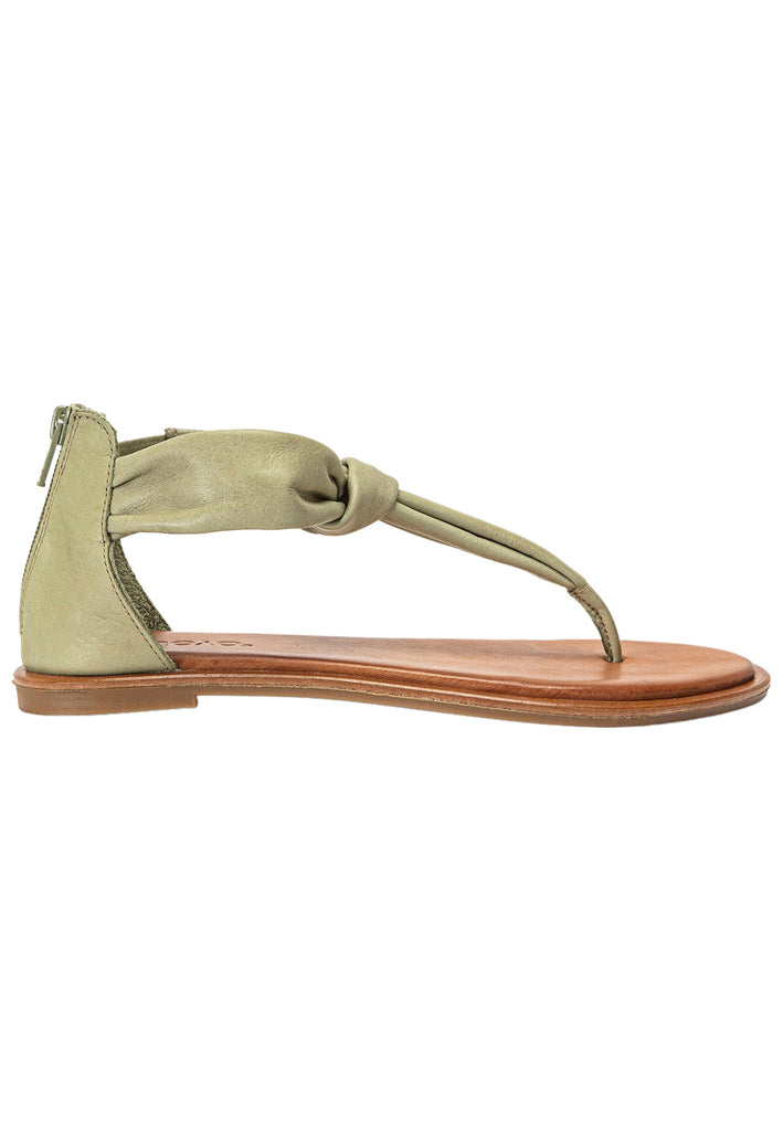 Inuovo Zehensteg Leder Olive