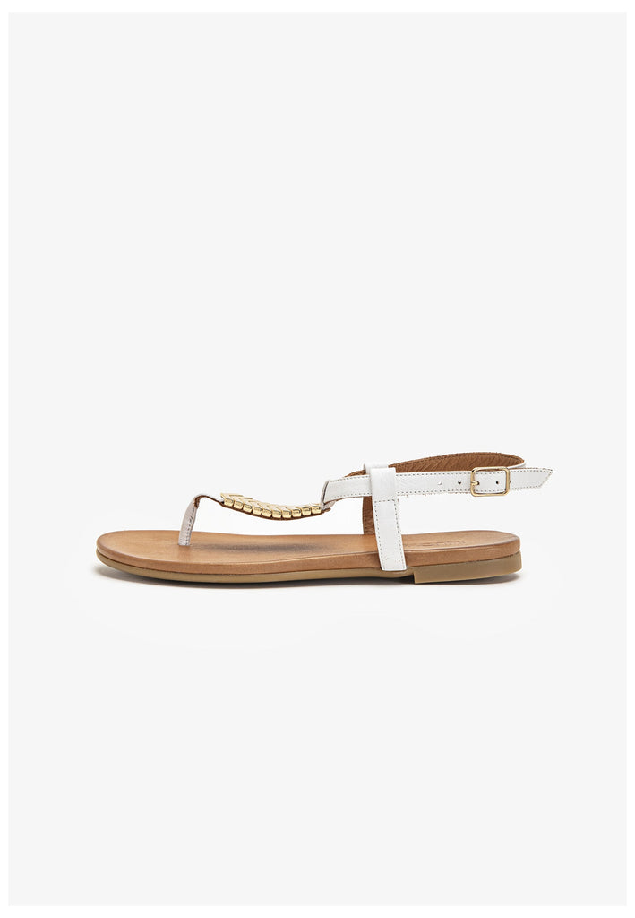 Inuovo Zehensteg Leder Weiß