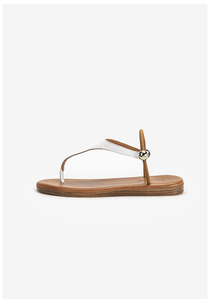 Inuovo Zehensteg Leder Weiß