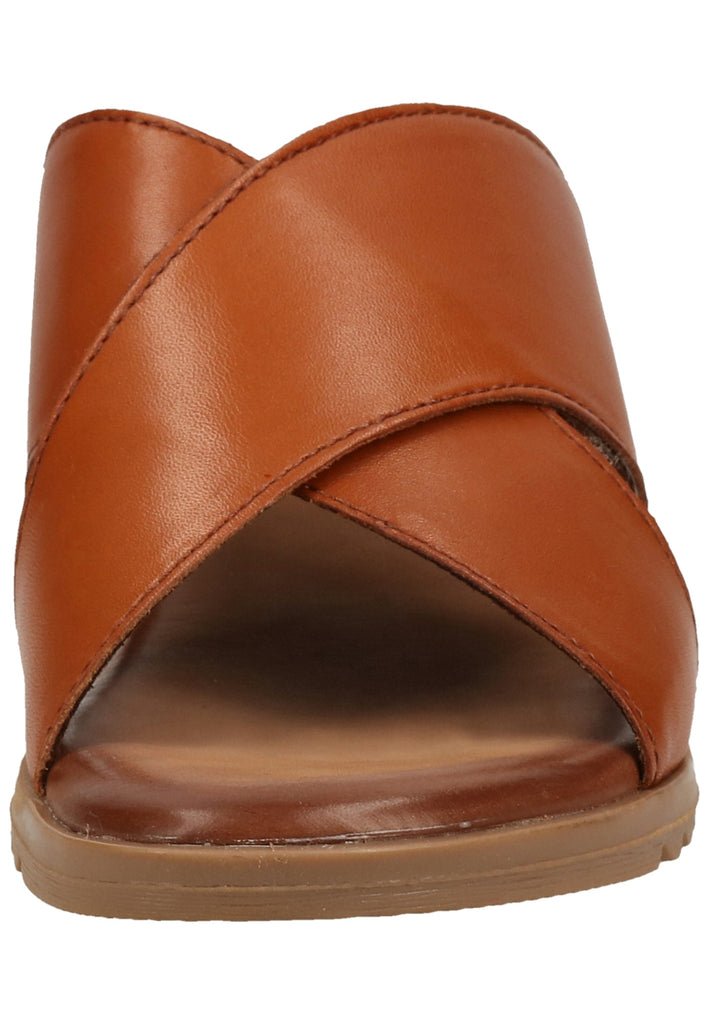 Jana Pantoletten Leder Braun