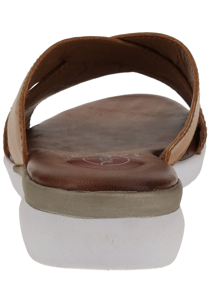 Jana Pantoletten Leder Braun